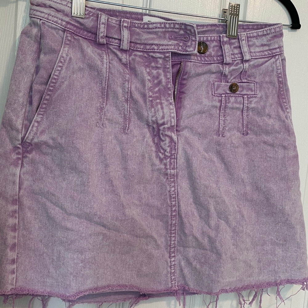 URBAN BDG PURPLE DENIM SKIRT